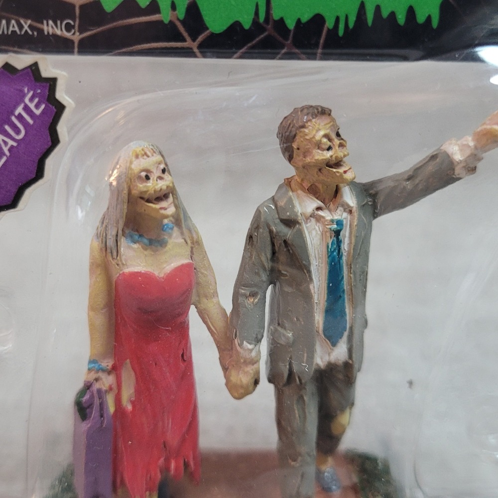 Lemax Spooky Town Graveyard Partygoers Zombie Figurine 02963 Halloween Village - Picture 3 of 5